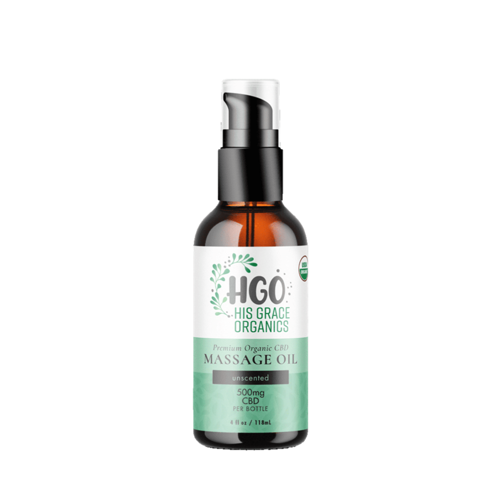 CBD Massage Oil | His Grace Organics